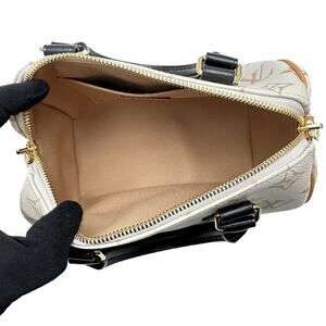 Louis Vuitton Tan Bandouliere Speedy Monogram Handbag Dune